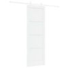 vidaXL Sliding Door 73.5 x 211 cm Engineered Wood White