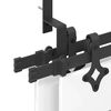 vidaXL Sliding Door Hardware Kit 152,5 cm Steel Black