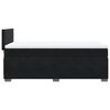 vidaXL Box Spring Bed with Mattress Black 90x200 cm Velvet