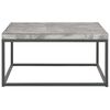 vidaXL Coffee Table 75x75x38 cm Concrete Look