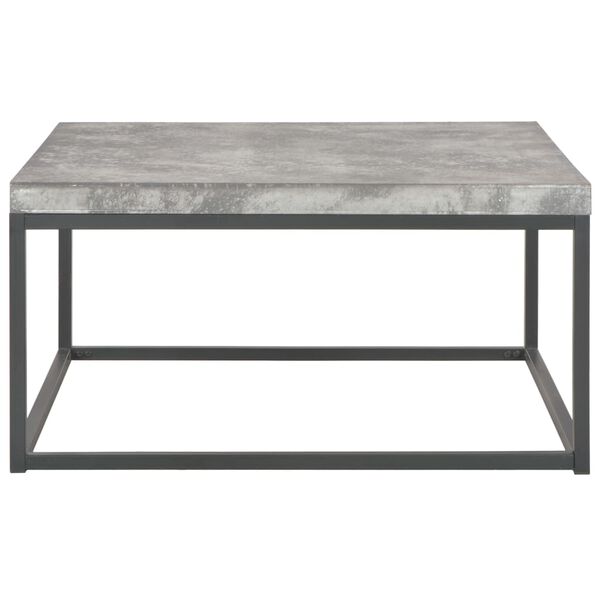 vidaXL Coffee Table 75x75x38 cm Concrete Look