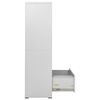 vidaXL Filing Cabinet Light Grey 90x46x164 cm Steel