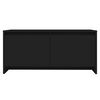 vidaXL Coffee Table Black 90x50x41.5 cm Engineered Wood