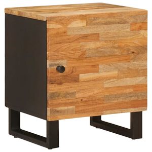 vidaXL Bedside Cabinet Brown 40 x 33 x 46 cm Solid Mango Wood