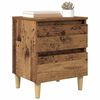 vidaXL Bed Cabinets 2 pcs Old Wood 40 x 35 x 50 cm Engineered Wood