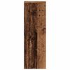 vidaXL Plant Stand Old Wood 33x33x100 cm Engineered Wood
