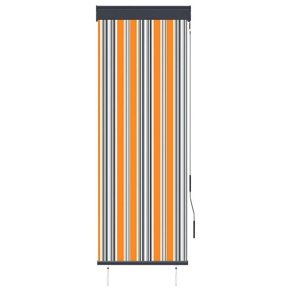 vidaXL Outdoor Roller Blind 60x250 cm Yellow and Blue