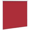 vidaXL Roller Blind Blackout Red 155x130 cm Fabric Width 151.6 cm Polyester
