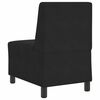 vidaXL Modular Sofa Unit Armless Black 55 x 74 x 82 cm Velvet