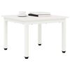 vidaXL Coffee Table White 50 x 50 x 36 cm Solid Pine Wood