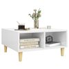 vidaXL Coffee Table White 60x60x30 cm Engineered Wood