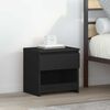 vidaXL Bedside Cabinets 2 pcs Black 40x30x39 cm Engineered Wood