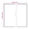 vidaXL Clear Tarpaulin with Eyelets 5x8 m Polyethylene