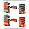 YATO Trolley Tool Box with 2 Drawers 52x32x72 cm
