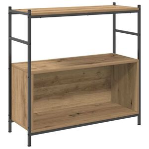 vidaXL Bookshelf Artisan oak 80 x 30 x 78.5 cm Engineered Wood