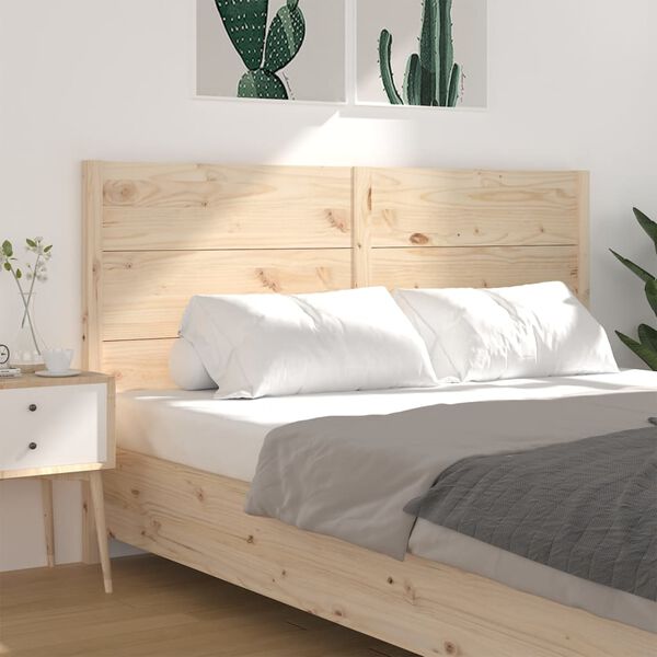 vidaXL Headboard 166x4x100 cm Solid Wood Pine