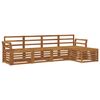 vidaXL Outdoor Sofa Set 5 pcs Natural
