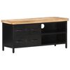 vidaXL TV Cabinet 90x30x41 cm Rough Mango Wood