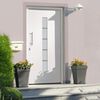 vidaXL Front Door Aluminium and PVC White 110x210 cm