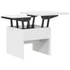 vidaXL Coffee Table White 55 x 54.5 x 45 cm Engineered wood