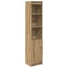 vidaXL Highboard Artisan Oak 37.5x35x180 cm Engineered Wood
