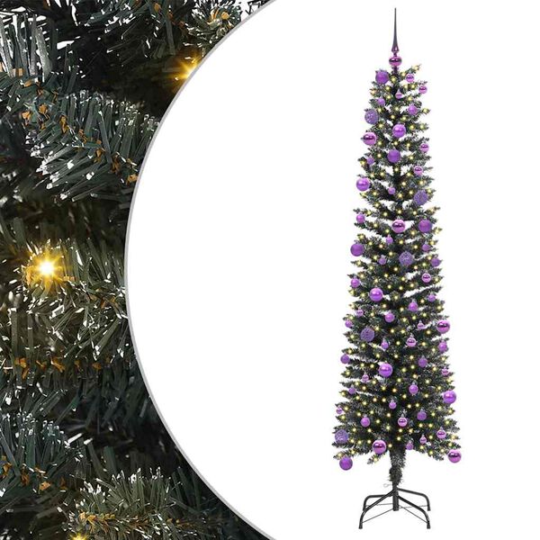 vidaXL Artificial Christmas Tree with Stand Green 50.5 x 50.5 x 180 cm