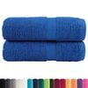 vidaXL Premium Wash Towels "SOLUND" 2 pcs Blue 30x30 cm 600 gsm