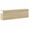 vidaXL Wall Cabinet 100x20x30 cm Sonoma Oak Engineered Wood
