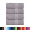 vidaXL Wash Towels "FROGN" 4 pcs Grey 30x30 cm 360 gsm