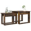 vidaXL Coffee Table Set 2 pcs Smoked Oak Engineered Wood