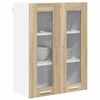 vidaXL Hanging Cabinet Sonoma Oak 60 x 31 x 80 cm Engineered Wood