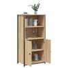vidaXL Highboard Sonoma Oak 62x36x121.5 cm Engineered Wood