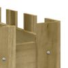 vidaXL Garden Raised Bed with Fence Design 150x30x30 cm Impregnated Wood Pine