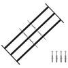 vidaXL Security Grille for Windows with 3 Crossbars 3 pcs 63-114 cm