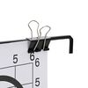 vidaXL Target Stand Folding Black and White 82.5 x 51 x 150 cm Metal