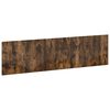 vidaXL Wall-Mounted Headboard HOORN Smoked Oak Engineered Wood