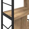 vidaXL Bookshelf Artisan Oak 75 x 30 x 123.5 cm Engineered Wood