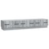 vidaXL TV Cabinet Grey Sonoma 147 x 34.5 x 27 cm Engineered Wood