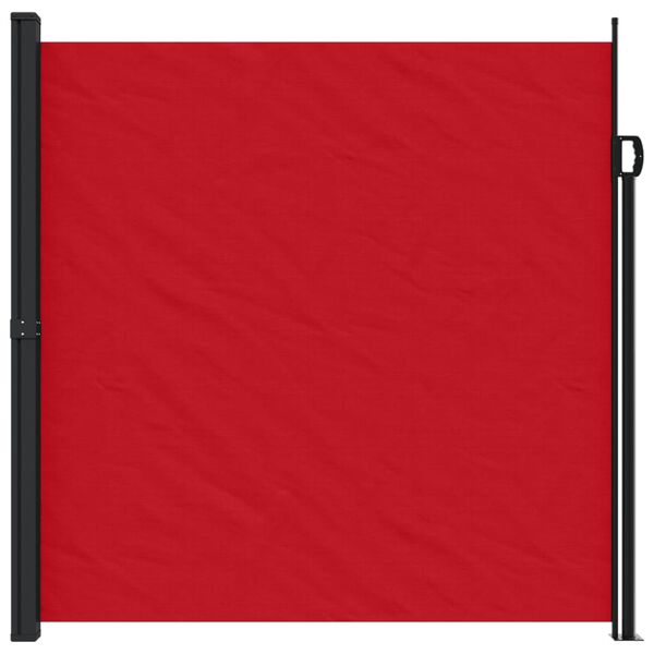 vidaXL Retractable Side Awning Red 200x500 cm