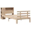 vidaXL Bookcase Bed without Mattress 100x200cm Solid Wood Pine