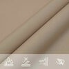 vidaXL Sun Shade Sail Taupe 7x5x5 m 100% Polyester Oxford