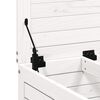 vidaXL Garden Footstool White 62x63.5x53.5 cm Solid Wood Pine