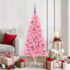 vidaXL Christmas Tree with 150 LEDs with Stand Pink 150 cm PVC