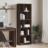 vidaXL Bookcase Brown Oak 57x28.5x174 cm Engineered Wood
