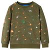 vidaXL Kids'Sweatshirt Khaki 140