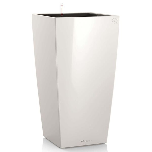 LECHUZA Planter Cubico 30 ALL-IN-ONE High-Gloss White 18181