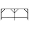 vidaXL Console Table Black 180x29x75 cm Engineered Wood