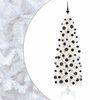 vidaXL Artificial Slim Christmas Tree with Bauble 180 cm 300 LEDs