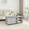 vidaXL Coffee Table Concrete Grey 102x50x45 cm Engineered Wood