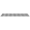 vidaXL Stair Tread Rectangular 2 pcs Silver 50 x 20 cm Aluminium